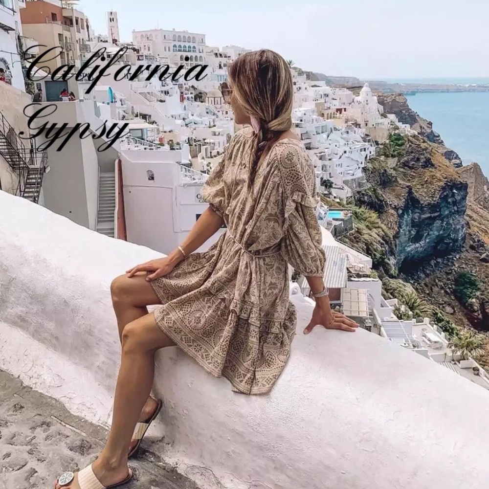 Safari Boho Mini Dress - Picture 8 of 16